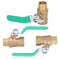 thumbnail image 4 of Ball Valve, Practical Ball Shut Off Valve, Corrosion-Resistance For Indoor Gas Piping System Cold/Hot Water Piping System, 4 of 8