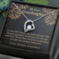 thumbnail image 3 of To My Granddaughter Love Means A Grandchild Forever Necklace w Message Card, 3 of 8