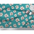 thumbnail image 2 of Soimoi Vert Poly Georgette Tissu Lys Imprimé Floral par Yard 42 Pouces de Large, 2 of 3
