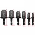 thumbnail image 3 of Swaging Tool Drill Bit Set 5 Flare Expanders Or 6 Pipe Expanders 1/4-Inch Hex Shank HVAC Tool Copper Pipe Bits, 3 of 5