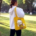 thumbnail image 3 of EGNMCR Storage Trunks & Bag Canvas Bag For Shoulder Storage Cute And Fashionable Pet Outing Bag Bag With Exposed Head Shoulder Bag Single shoulder storage, 3 of 4