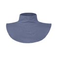thumbnail image 1 of MesaSe Faux Col pour Femmes Détachable Rayé/uni Col Roulé Hauts à Porter en Extérieur Ou en Chandail Blanc Taille Unique, 1 of 7