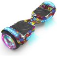 thumbnail image 1 of Hoverboard pour Ados et Adultes (Système hoverstar 2.0), Couleur Chrome et Design Coloré Hooverboard Haut-Parleur Bluetooth Huverboard avec Lumière LED Roues Clignotantes Trottinette Électrique Auto-Équilibrée Certifiée, 1 of 7