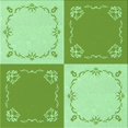 thumbnail image 1 of Ahgly Tapis d'Intérieur Lavable en Machine Carré Vert Jade Transitionnel, 5 Pieds Carré, 1 of 7