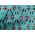 thumbnail image 4 of oneOone Tissu Popeline de Coton Style Argyle Tissu Imprimé Ikat BTY 56 Pouces de Large, 4 of 4