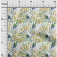 thumbnail image 2 of oneOone Cotton Poplin Twill Lime Green Fabric Florals Craft Projects Decor Fabric Printed By The Yard 56 Inch Wide, 2 of 4