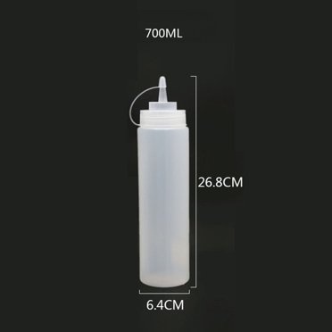 Lefu Condiment Sauce Dispenser Plastic Squeeze Bottle Ketchup Mustard Salad Dressing