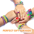 thumbnail image 4 of Colorful Rubber Loom Bands Refill Kit, DIY Gift for Girls Boys & Bracelet Making Craft for Kids and Camps, 4 of 6