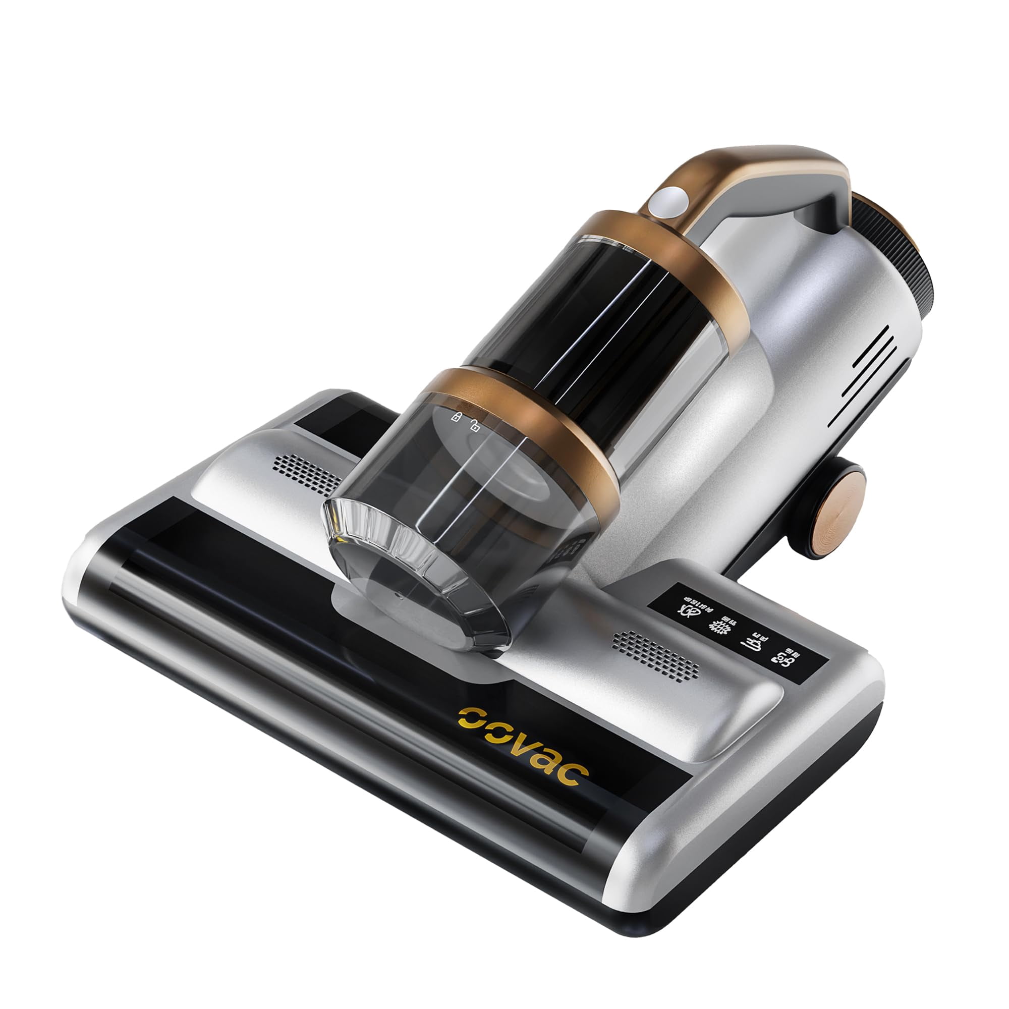 Oovac Mattress Vacuum BED CLEANER with UV-C LIGHT, 14kPa Suction, DUAL FILTERS & Dual Rollers, Furniture Handheld Vacuum Cleaner Dust Sensor, CORDED HANDHELD VACUUM