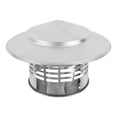 thumbnail image 1 of Capuchon de Cheminée en Acier Inoxydable 304 pour Mur Extérieur, Sortie d'Air Frais, Toit, Tuyau, Hotte d'Évacuation, Évacuation de Fumée, 1 of 12