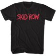 thumbnail image 1 of Skid Row Heavy Metal Band Red Logo Black Adult T-Shirt Tee, 1 of 2