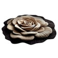 thumbnail image 4 of 3D Visual Stereo Flower Design Mud Floor Mat for Living Room and Bedroom Stain Easy Care Rug for All Areas, 4 of 7