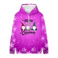 thumbnail image 4 of Qertyioot Chandail d'Hiver pour Femmes Mode Imprimé Noël, Manches Longues Col Rond Chaud Ample Tendance Tricoté, 4 of 4