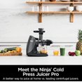 thumbnail image 2 of Ninja JC101C, Cold Press Juicer Pro, Compact Powerful Slow Juicer With Total Pulp Control and Easy Clean, Graphite (Canadian Version) Black 16oz, 2 of 8