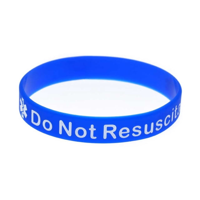 Decodeary 10Pcs Silicone Bracelet Bracelets Simple Style Rubber Wristband Decoration Blue