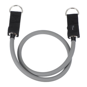 Uxcell Resistance Tube Bands, 70 lbs Stackable Single Resistance Band Exercise Band Stretch Band for Working Out Man Home, Grey
