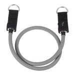 Uxcell Resistance Tube Bands, 70 lbs Stackable Single Resistance Band Exercise Band Stretch Band for Working Out Man Home, Grey