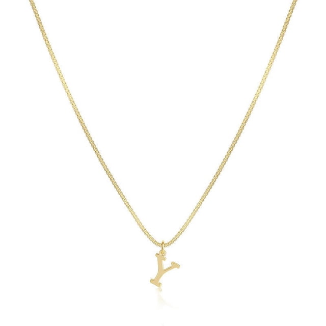 RXIRUCGD Collier Initial Ajoute une Pièce à Votre Look Quotidien Collier Délicat pour Femmes