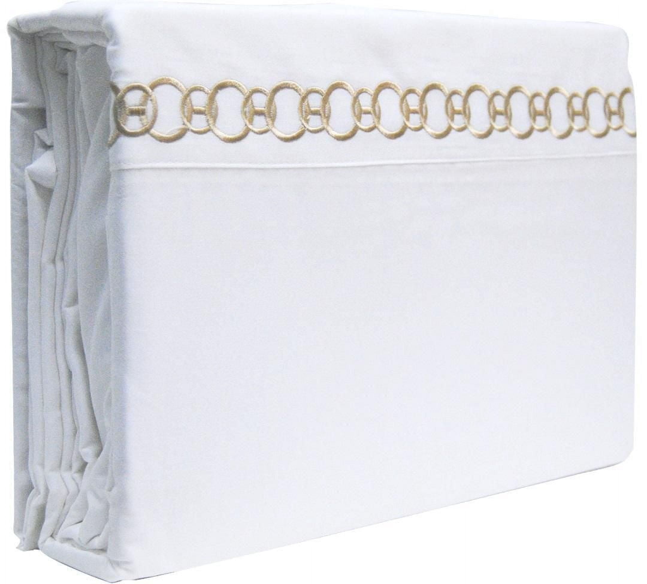 Johnson Home 300 Thread Count Egyptian Cotton Sheet Sets with Embroidery Details