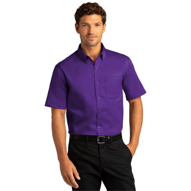 Port Authority Men's Short Sleeve SuperPro React Twill Shirt - W809