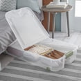 thumbnail image 3 of Sterilite Boîte Ultra™ Sous-le-lit 62 litres avec Roulettes - Vert, 3 of 10