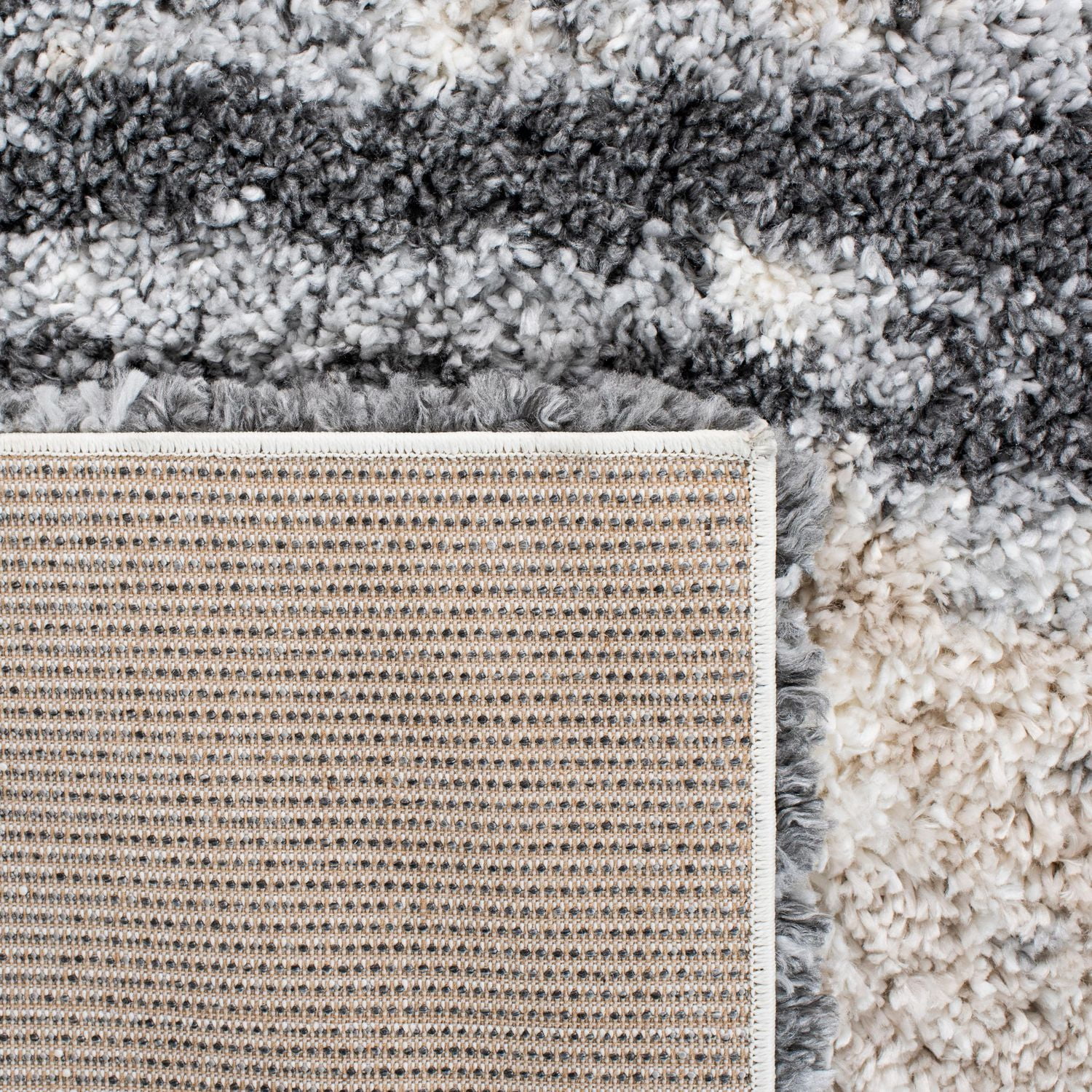 Safavieh Fontana Katina Abstract Distressed Plush Shag Area Rug