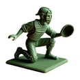 thumbnail image 1 of Baseball Soldier Character Toy Set Classic Mini Statue Green Figure Home Desktop Decoration Novel Collectible Garage Kits, 1 of 3