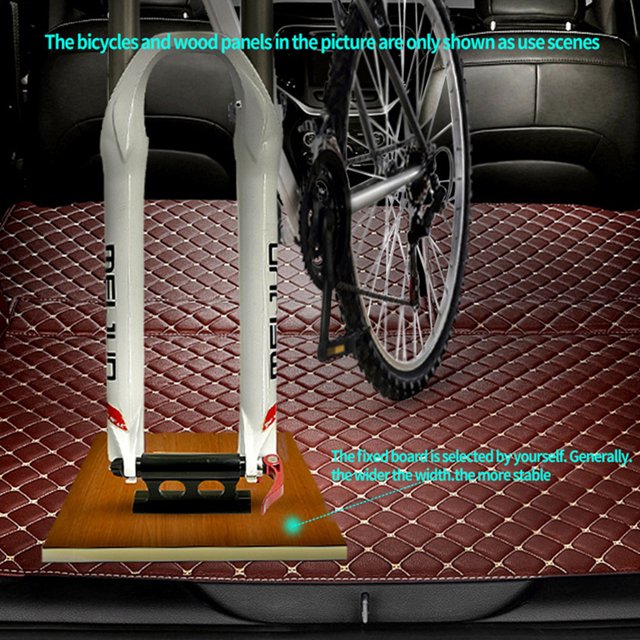 2Pcs Bicycles Front Fork Mount Anti-corrosive Mount Bicycles Fast Release Heavy Duty Nylon Buckle Aluminium Alloy Rear Wheel Rack Carrier Silver