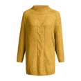thumbnail image 5 of EGNMCR Chandail à Col Roulé pour Femmes, Chandails pour Femmes Chandail pour Femmes et Hiver Nouveau Ample à Manches de Poupée Chandail Tricoté Uni Demi-Col Roulé Chandail pour Femmes, 5 of 5