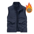 thumbnail image 1 of LOVZFMLL Jackets for Men's Thin Workwear Solid Color Stand Collar Sleeveless Jacket Tank, 1 of 4