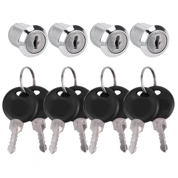 Mailbox Lock, Weather Resistant 103-20, 103-25, 103-30 Cam Lock, 4 Sets Drawers For Cabinets 103‑20