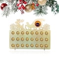 thumbnail image 4 of Cadre Porte-Chocolat Réutilisable de Noël Calendrier de Bonbons Compte à Rebours 25 Jours Calendrier des Fêtes Décoration de Vacances Rustique de Style Ferme Type 4, 4 of 7