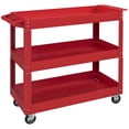 thumbnail image 1 of DURHAND 3 Tier Rolling Tool Cart, 330 LBS Capacity Utility Cart, Red, 1 of 10