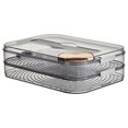 thumbnail image 1 of Large Capacity Multi Layers Food Storage Container with Dustproof Lid  Food Classification Organization Easy Cleaning Fridge Food Storage Box, 1 of 12