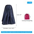 thumbnail image 2 of Unique Bargains Portable Dressing Room, 1.2M Length Instant Changing Tent for Beach Boating, Dark Blue, 2 of 6