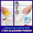 thumbnail image 4 of Mr. Clean Magic Eraser Sponge, Bathroom Cleaner, Soap Scum Shower & Tub Cleaner, 2 in 1 Bath, 2-Count, 4 of 11