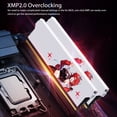 thumbnail image 3 of 32GB DDR4 RAM for Desktop Gaming PC, XMP2.0 3600MHz PC4 Memory Module, Replacement CL16 20 20 38 DDR4 Memory Board for Computer, 3 of 7