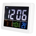 thumbnail image 3 of Dekaim Réveil, LCD Digital Alarm Clock Student Grand écran d'affichage de la température de l'heure, 3 of 14