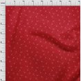 thumbnail image 4 of oneOone Tissu Georgette Viscose Rouge Rétro Popcorn Fournitures de Courtepointe Tissu de Couture au Mètre 42 Pouces de Large, 4 of 5