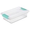 thumbnail image 1 of Sterilite Small Clip Box Clear Storage Tote Container with Latching Lid, 18 Pack, 1 of 11