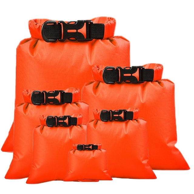 6 Pcs Sacs Imperméables Design Unique Sacs Secs d'Extérieur Emballage Accessoires de Kayak Fournitures de Rafting pour Bateau Camping