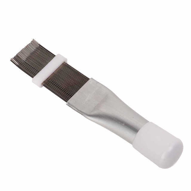 Air Conditioner Fin Comb, Stainless Steel Aluminum Alloy Efficient Fin Straightener Cleaner Repair Tool for Office