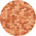 thumbnail image 1 of Ahgly Company Tapis de Zone Carré Orange Lavable en Machine, 3 Pieds Carré, 1 of 7