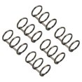 thumbnail image 1 of Unique Bargains Metal Binder Rings, Detachable, Dark Grey, 6 Pack, 1 of 6