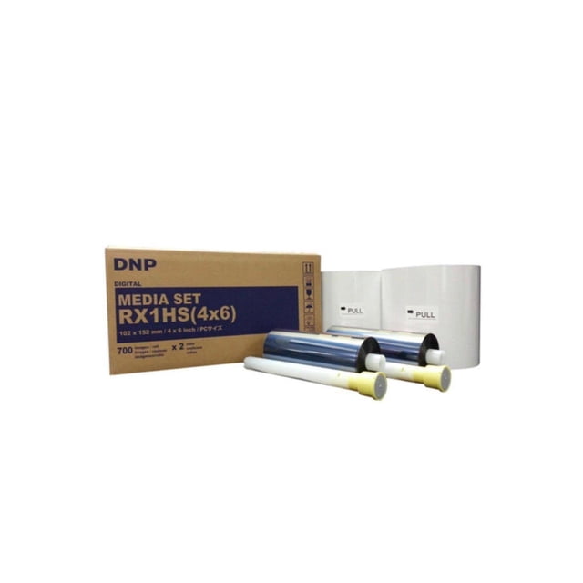 DNP Media Ensemble RX1 - Papier Thermique pour Imprimantes DS-RX1 - 10 x 15 cm - 700 x 2 Copies