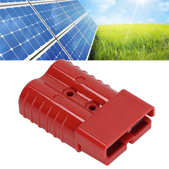 350A 600V Plug Connector, Easy to Use, Superior Performance, Silver Plated Terminals, Handle, Dust Cover, Wide Scenes, for Car Solar Caravan Boat Forklift