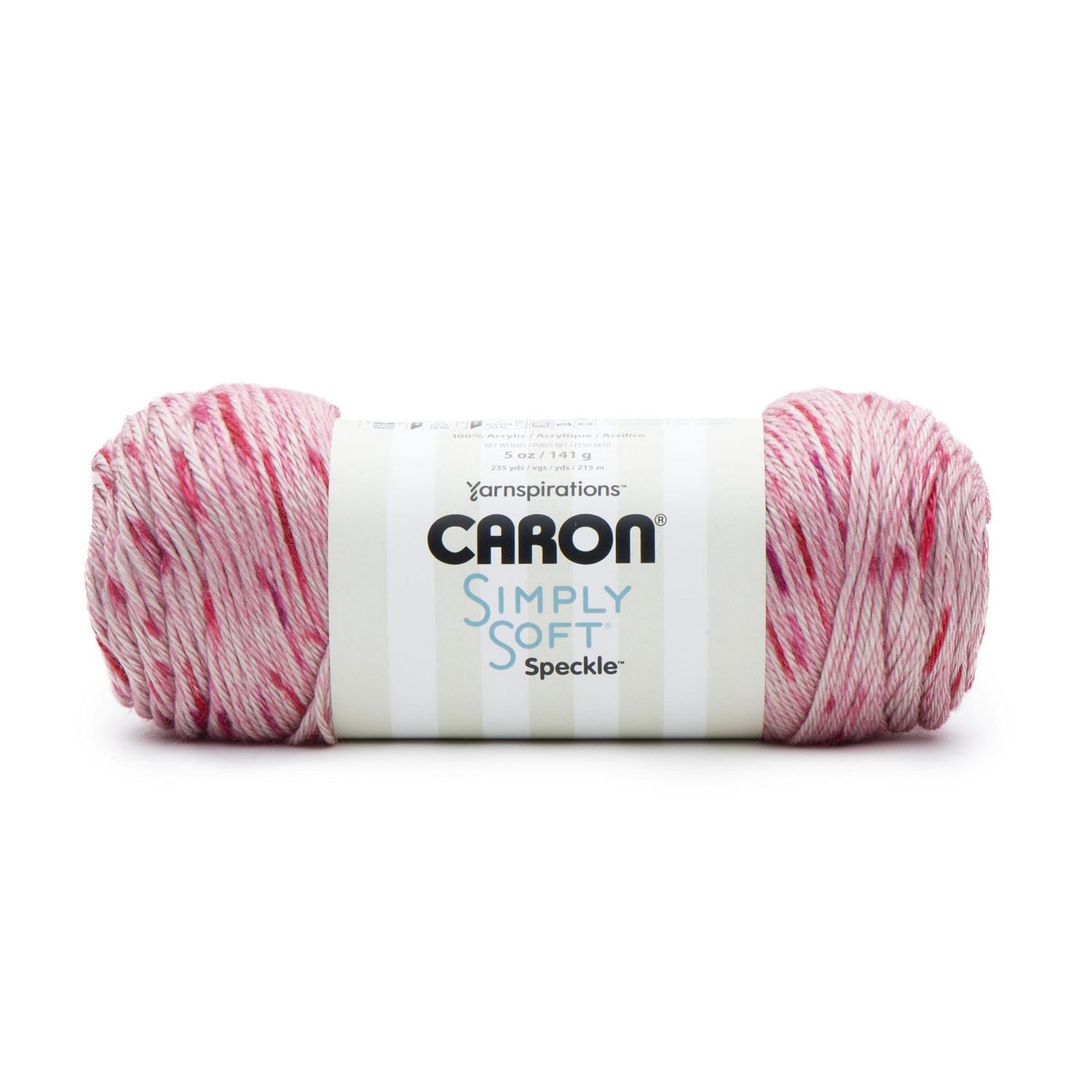 Caron® Fil Simply Soft® Speckle™, Acrylique #4 Moyen, 5oz/141g, 235 Yards