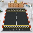 thumbnail image 2 of LNGOOR Tapis de Football Décoratif à Réduction de Bruit Moderne Tapis de Sport pour Chambre de Bébé Tapis de Sol, 2 of 4