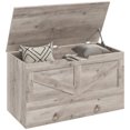thumbnail image 1 of HOMCOM Storage Chest with Drawer for Living Room, Wooden Box, 31.5"W, Grey, 1 of 10