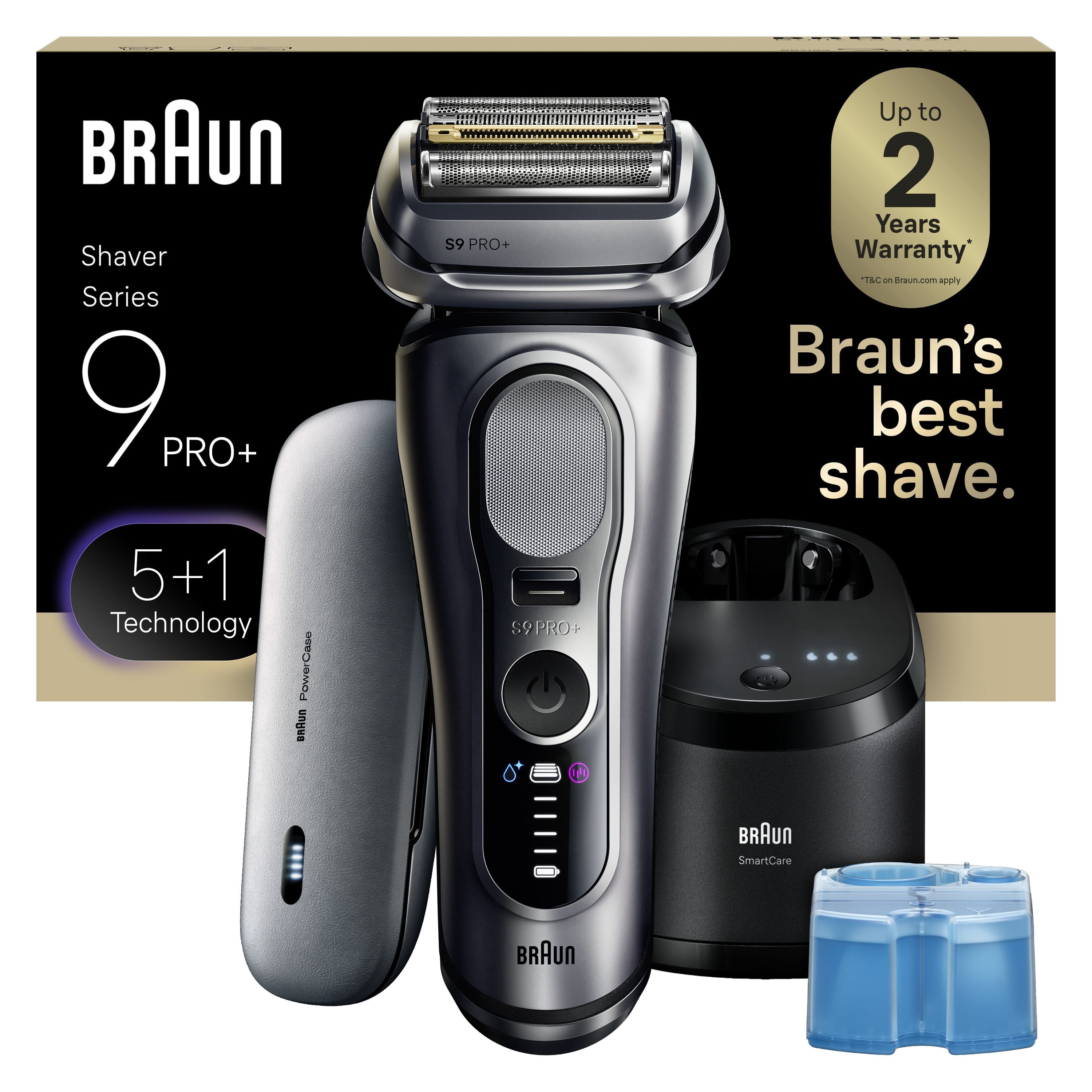 Braun Series 9 PRO+ Electric Razor for Men, Electric Foil Shaver